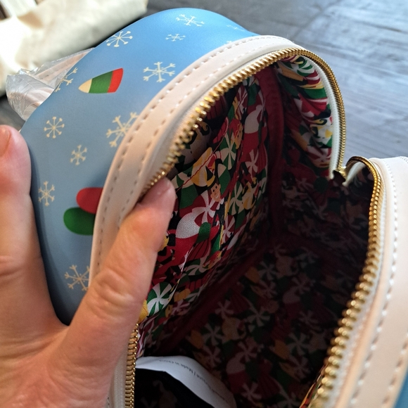 NWT Loungefly Elf Buddy and Friends Backpack and matching wallet - Picture 8 of 10